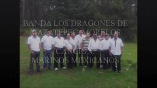 BANDA LOS DRAGONES DE MAZATEPEC CANCIÓN MARINOS MEXICANOS [upl. by Llain798]