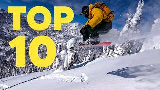 10 Backcountry Snowboard Runs [upl. by Eeryt]