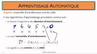 Apprentissage automatique 12  Concepts fondamentaux  notation et nomenclature [upl. by Aonian]