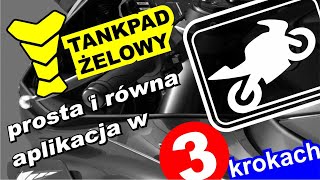 Jak przykleić tankpad na bak motocykla How to install tank pad on motorcycle Apply tank protector [upl. by Eneliak32]