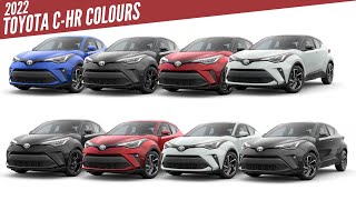 2022 Toyota CHR  All Colour Options  Images  AUTOBICS [upl. by Musser]