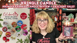 Kringle Candle Kringle Express Candle Review  Daylight Sale [upl. by Romaine]