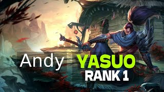 Andy Yasuo vs Kaisa ✅ Andyzzz Rank 1 Yasuo CN [upl. by Sira]