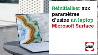 Réinitialiser aux paramètres dusine un Laptop Microsoft Surface [upl. by Noyerb12]