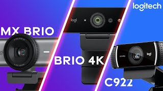 Logitech MX Brio Webcam How Good Is it Compared to Brio 4K amp C922 [upl. by Ariadne]