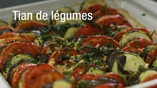 Recette du tian de légumes [upl. by Yasdnil102]