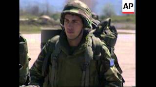 ALBANIA TIRANA MULTINATIONAL SECURITY MISSION GREEK TROOPS ARRIVE [upl. by Daph]