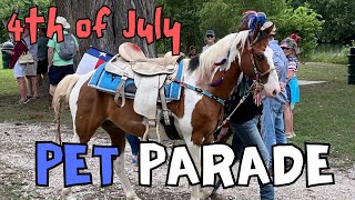 July 4th Pet Parade Bandera Texas  Unique and Family Friendly event [upl. by Eikcuhc]