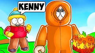 i Became KENNY in Roblox and got REVENGE Blox Fruits and Combat Warriors [upl. by Nylrac]