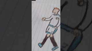 Desenhei o Cristiano Ronaldo jogando no real Madrid [upl. by Utta733]