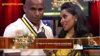 sanath jayasuriya dance at Jhalak Dikhla Jaa  gossipfirstcom [upl. by Hesler546]