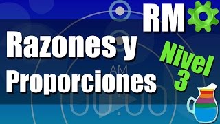 Razones y Proporciones  Ejercicios Resueltos Nivel  3 [upl. by Jeromy401]