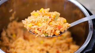 ARROZ EN LA INSTANT POT USANDO LA FUNCION DE ARROZ SUPER FACIL [upl. by Ladonna472]