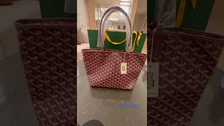 Christmas gift for my MIL the GOYARD Artois bag PM in burgundy [upl. by Adiell]