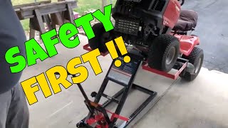 Riding Mower Jack Lift ProLift [upl. by Hettie723]