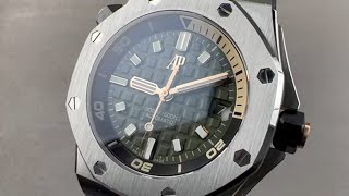 Audemars Piguet Royal Oak Offshore Diver 15720STOOA052CA01 Audemars Piguet Watch Review [upl. by Poland]