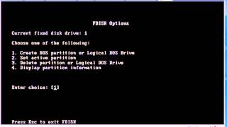 Guide to Windows 98 FDISK FORMAT [upl. by Eldora]