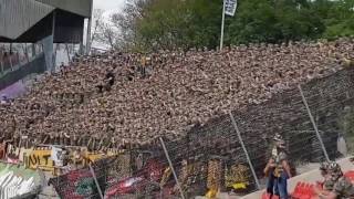 Dresdner quotFan Armeequot in Karlsruhe 14052017 KSCDynamo Dresden 34 [upl. by Pennie]