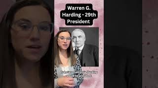 President Warren G Harding history shorts president harding [upl. by Kira]