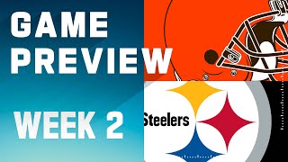 Cleveland Browns vs Pittsburgh Steelers  2023 Week 2 Game Preview [upl. by Anicart]