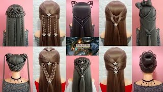 45 HACK CARA MENGIKAT RAMBUT PANJANG YANG KEREN UNIK KREATIF DAN MUDAH  Braided Hairstyle 1 [upl. by Fridlund414]