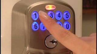 How To Program Your Schlage FE595 Keypad Entry Lock [upl. by Ellatsyrc]