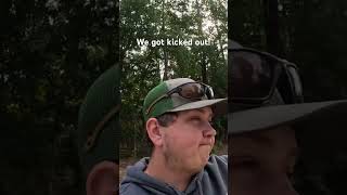 We got kicked out while installing a yard by the POA youtubeshorts lawncare landscaping lawntok [upl. by Ileray]