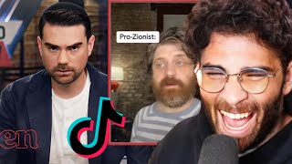 Ben Shapiro Is FURIOUS At ProPalestine Tiktok  Hasanabi reacts [upl. by Enahpad]