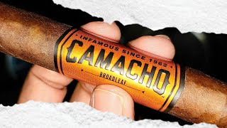 Broad Flavor Review of Camacho Broadleaf cigar [upl. by Mckinney962]