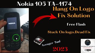 Nokia 105 TA1174 SPD Flash Hang On Logo Fix  Contact Service FixFree Flash With Avenger  2023 [upl. by Sellig]