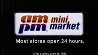 1982 AMPM Mini Market quotPoquito Burritoquot TV Commercial [upl. by Sharity]