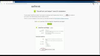 Solusi SaveFrom net helper Error [upl. by Ramyar]