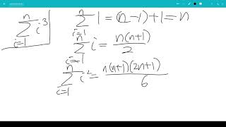 Sum of i3 from i1 to in proof [upl. by Ahsimak135]