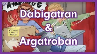 Dabigatran amp Argatroban Mnemonic for Nursing Pharmacology NCLEX [upl. by Oettam662]