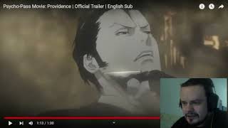 PsychoPass Movie Providence  Official Trailer REACTION English Sub [upl. by Marolda464]