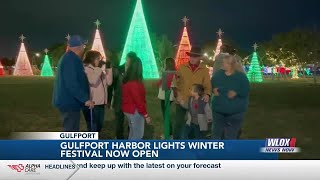 Gulfport’s Harbor Lights Winter Festival now open [upl. by Sosthenna354]