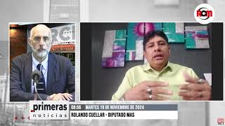 Diputado Cuéllar el presidente Luis Arce es de los mejores economistas [upl. by Sumerlin]