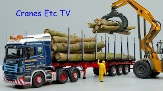 Corgi Scania R Log Trailer McFadyens by Cranes Etc TV [upl. by Eldora232]