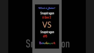 Snapdragon 695 VS Snapdragon 6 Gen 3 [upl. by Nihahs]