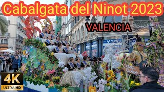 Cabalgata del Ninot valencia 2023 4K cabalgata valencia festival [upl. by Icyaj175]