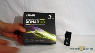 ASUS Xonar U3 USB Headphone Amp Soundcard Overview at HiTechLegioncom [upl. by Nybor]