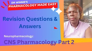 Dr Winnies Pharmacology made easy  Revision QA CNS Pharmacology Part 2 pptx [upl. by Debra]