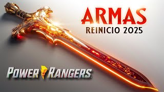 Power Rangers Reinicio 2025 y las nuevas Armas [upl. by Shellie]