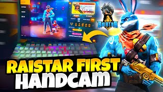 Finally Raistar Pc🖥 Handcam Gameplay🤯❤ Must Watch  Garena Free Fire Max [upl. by Aivuy293]