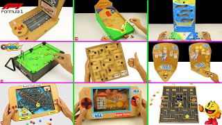 10 Amazing Cardboard Games Compilation [upl. by Ruddy794]