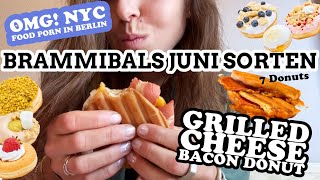 BRAMMIBALS JUNI SPECIALS  amp GRILLED CHEESE BACON DONUT  THE ICE CREAM GIRL REVIEW [upl. by Atidnan]