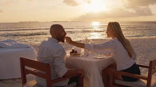 Sunrise Couples Breakfast  Furaveri Maldives  Valentines Season 2023 [upl. by Heddie659]