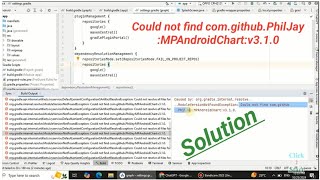 Could not find comgithubPhilJayMPandroidChartv310 in android studio [upl. by Olenka]