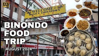 4K EPIC BINONDO FOOD CRAWL MustTry Street Food and Hidden Gems in Manilas Chinatown [upl. by Eniamzaj]