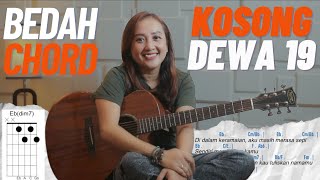 BEDAH CHORD  KOSONG DEWA 19  SEE N SEEGUITAR [upl. by Acinimod696]